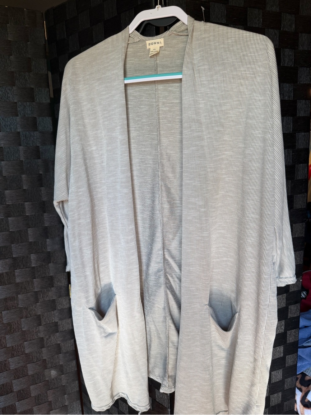 Anthro-DONNI. Light Gray Open-Front Women’s Cardigan Sweater